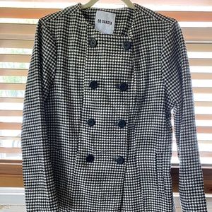BRAND NEW Modcloth Houndstooth car coat